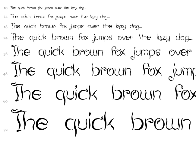 Smoking Tequila font waterfall